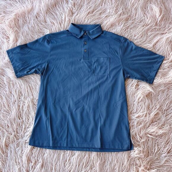 Striped Performance Polo - Picture 1 of 5